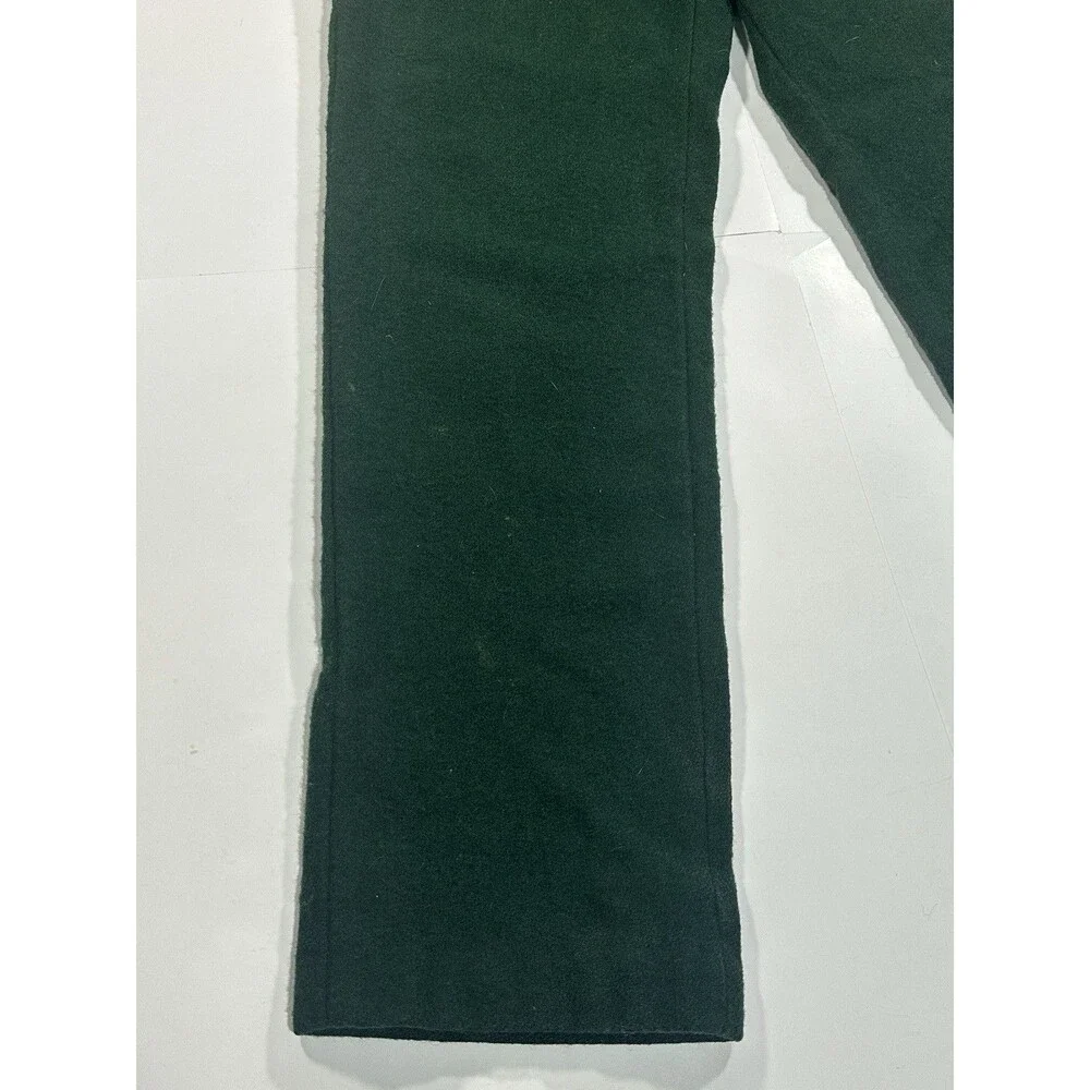 Vintage 60s 70s Kittery Trading Post Heavy Wool Hunting Pants Forest Green 30x36